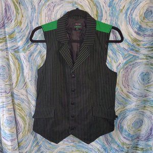 Tripp NYC Black & Green Vest